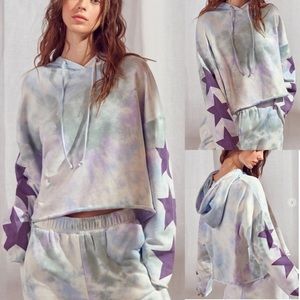 STORIA Tie Dye Star Hoodie